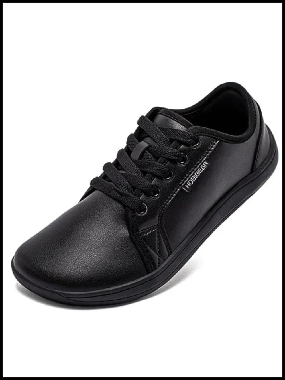 Wide Toe Box Zero Drop Barefoot Sneakers Lightweight Lace-Up Athletic Shoes